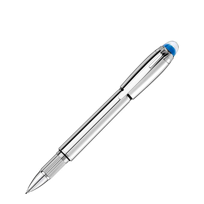 Montblanc Starwalker Metal Line 118876 Blue Cap Ballpoint Pen Watch Deluxe