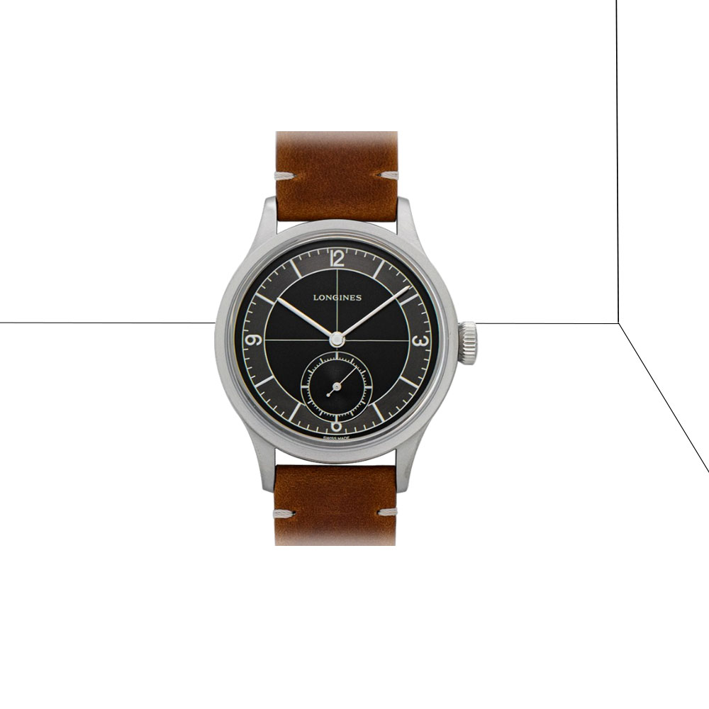 Strap L28284532 Đồng Hồ Longines Longines Heritage Classic Sector Dial