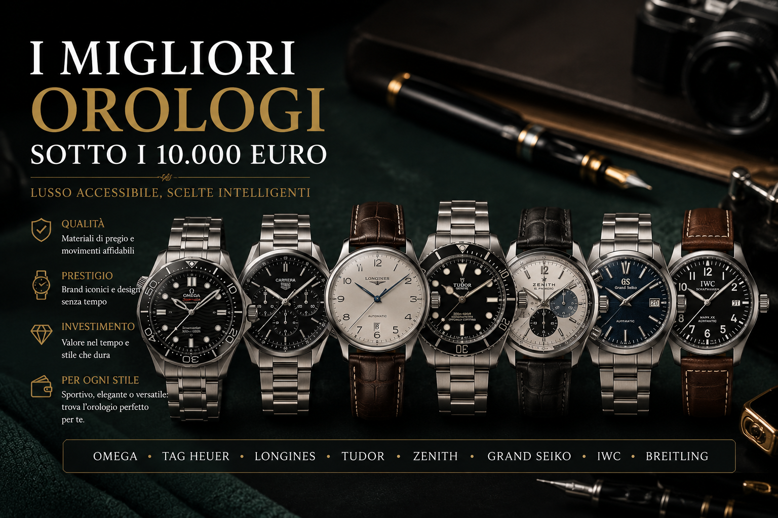 10 migliori orologi sotto 10000 euro